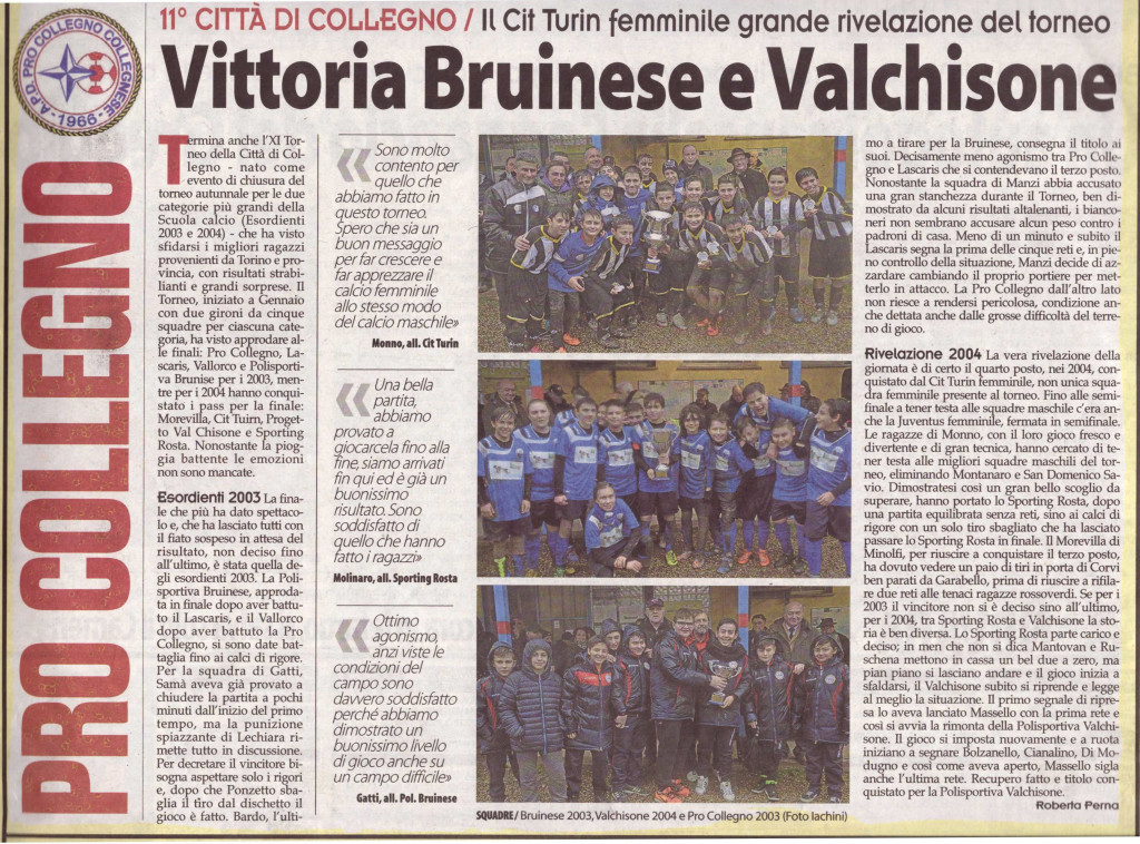 DA SPRINT & SPORT ANNO 60 N° 5 DEL 8-2-2016 PAG