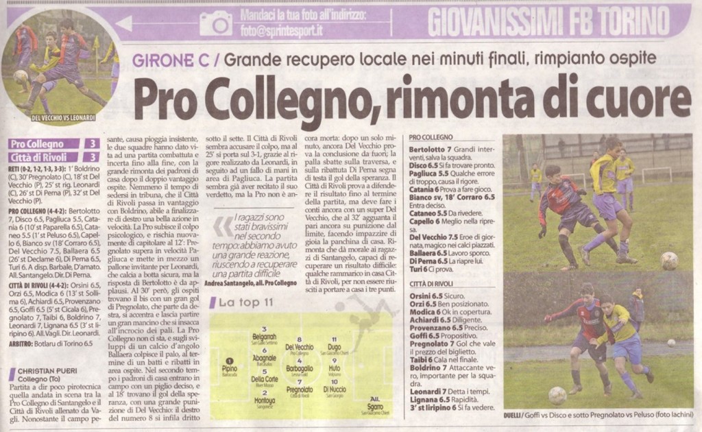 DA SPRINT & SPORT ANNO 60 N° 8 DEL 29-02-2016